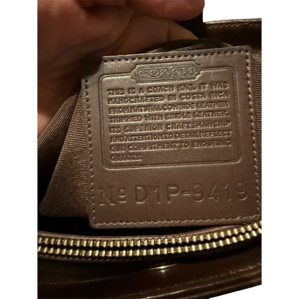Coach Women's Brown Leather Satchel Bag with Interior Pockets - Picture 2 of 8